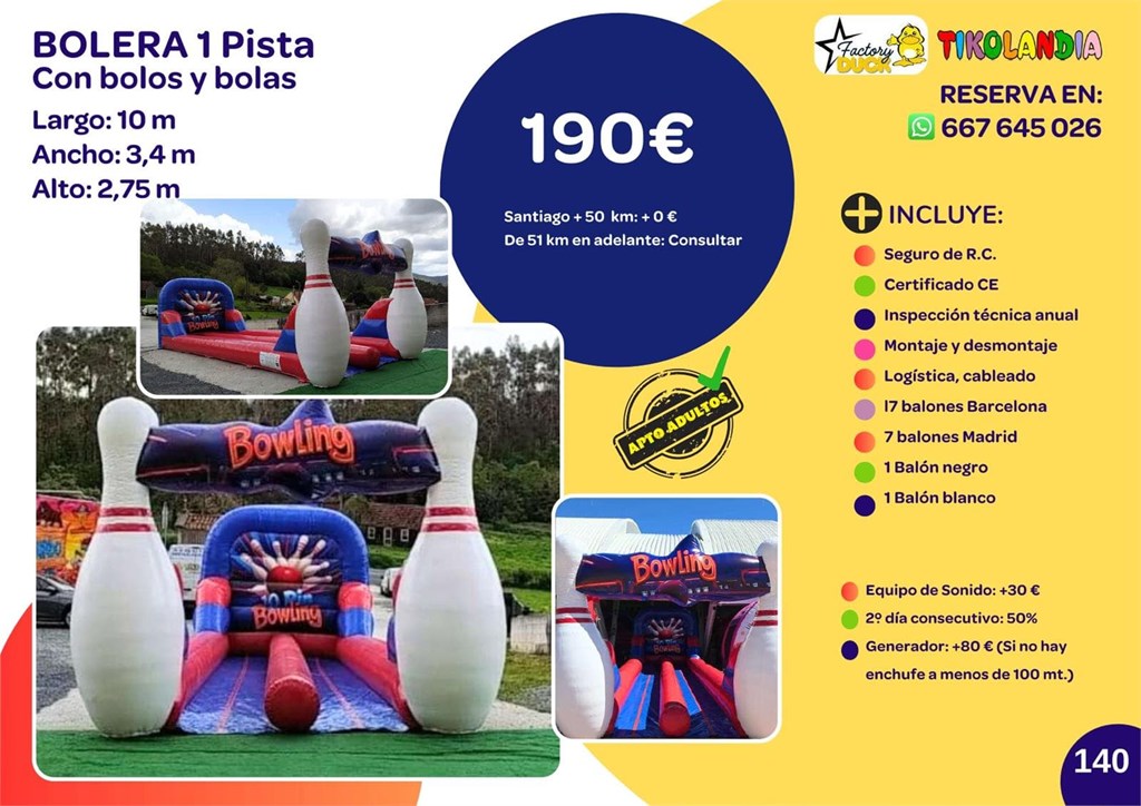 Foto 1 BOLERA 1 PISTA