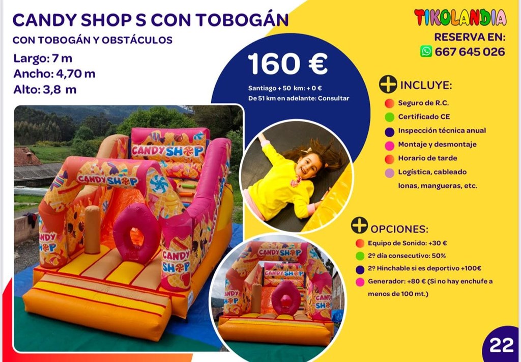 Foto 1 CANDY SHOP S CON TOBOGÁN