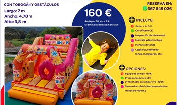 CANDY SHOP S CON TOBOGÁN