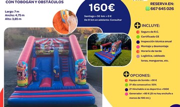 CIRCO CON TOBOGÁN INTERIOR