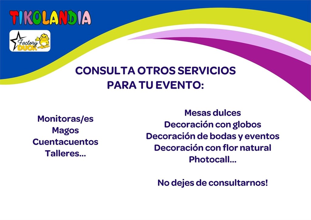 Foto 1 CONSULTA OTROS SERVICIOS PARA TU EVENTO