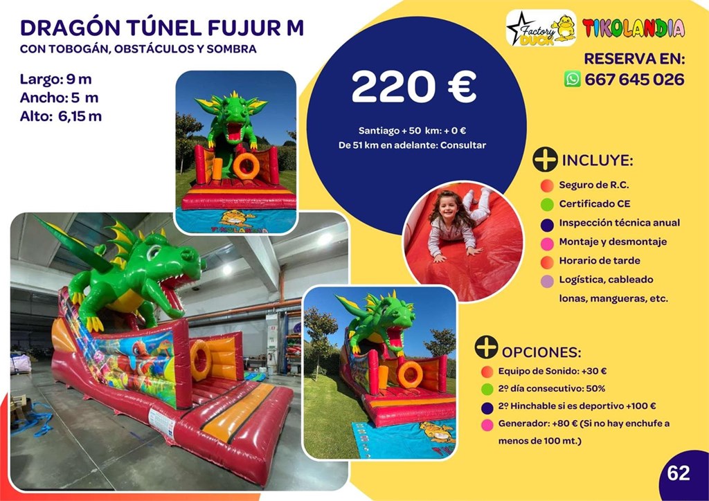 Foto 1 DRAGÓN TÚNEL FUJUR M