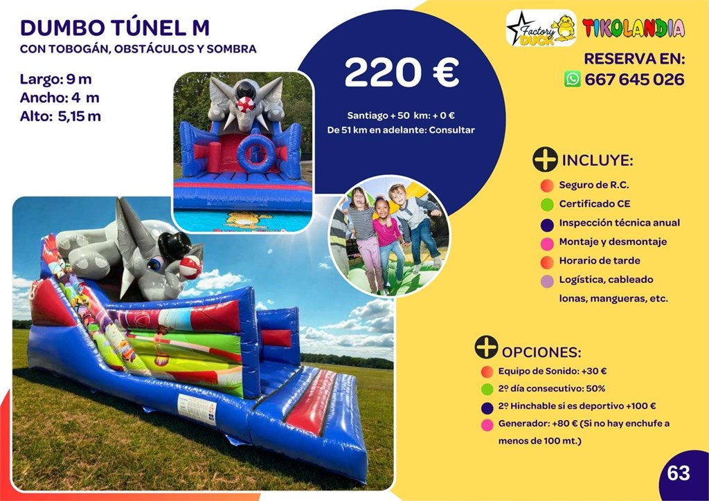 Foto 1 DUMBO TÚNEL M