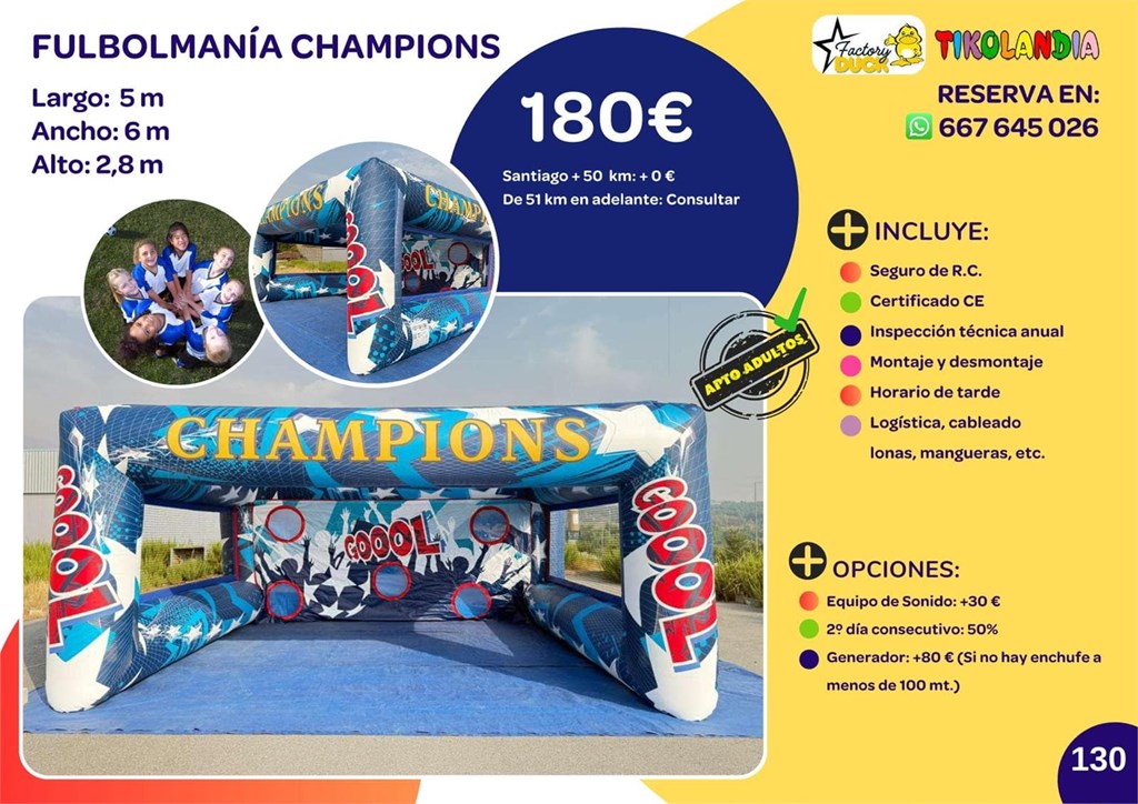 Foto 1 FUTBOLMANÍA CHAMPIONS