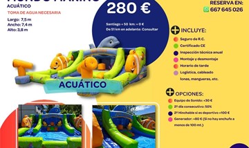 HINCHABLE DE MUNDO MARINO