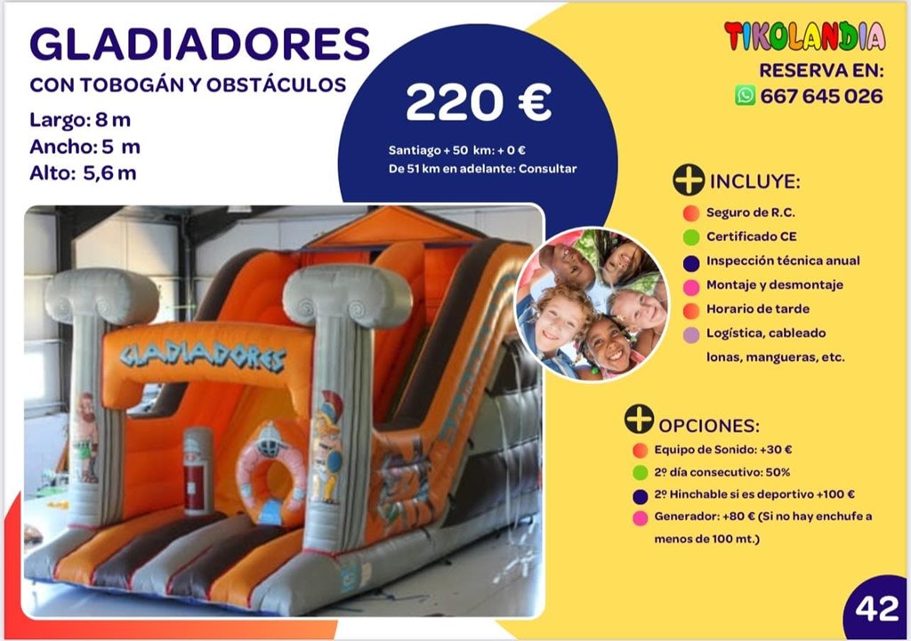 Foto 1 HINCHABLE GLADIADORES