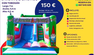 HINCHABLE JARDIN DE GNOMOS