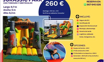 HINCHABLE JURASSIC PARK