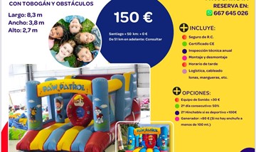 HINCHABLE PATRULLA CANINA 2