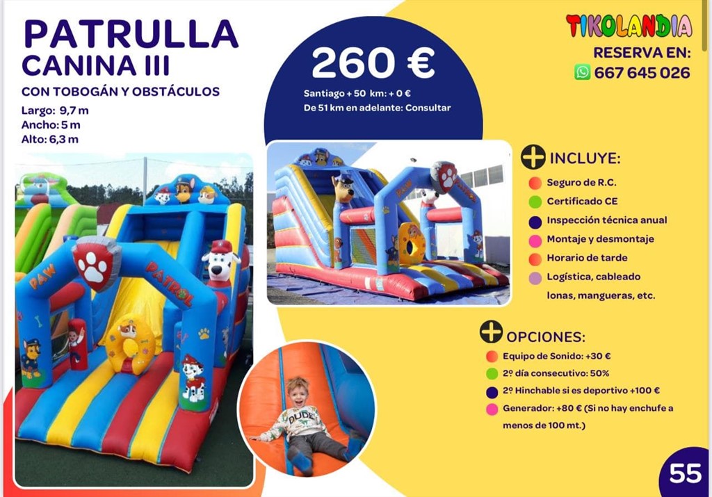 Foto 1 HINCHABLE PATRULLA CANINA 3