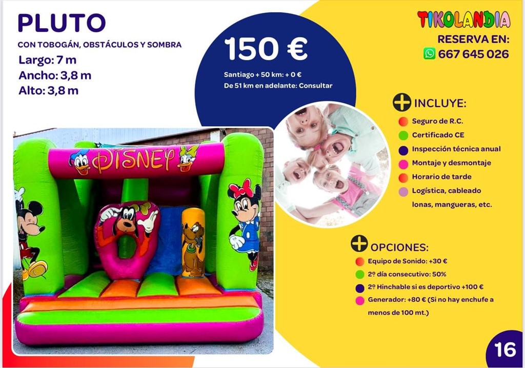 Foto 1 HINCHABLE PLUTO