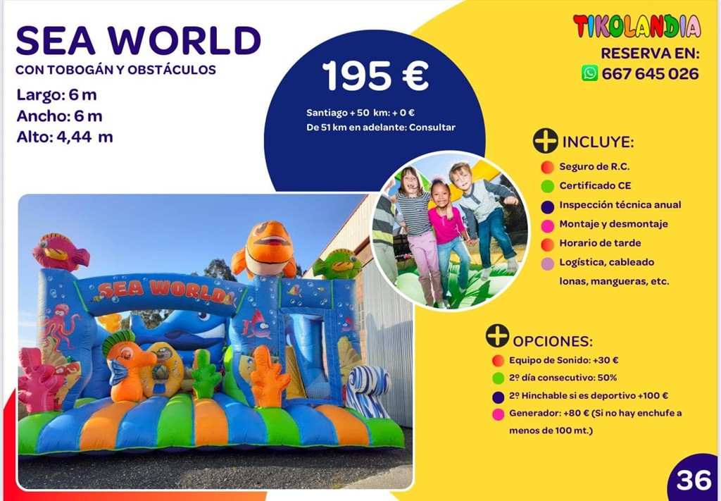 Foto 1 HINCHABLE SEA WORLD 