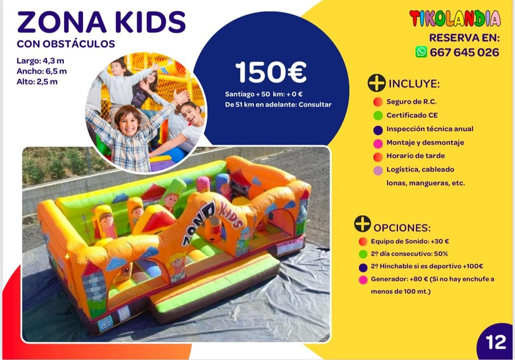 Foto 1 HINCHABLE ZONA KIDS