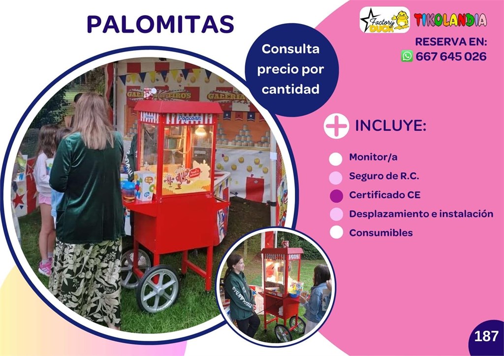 Foto 1 MAQUINA DE PALOMITAS