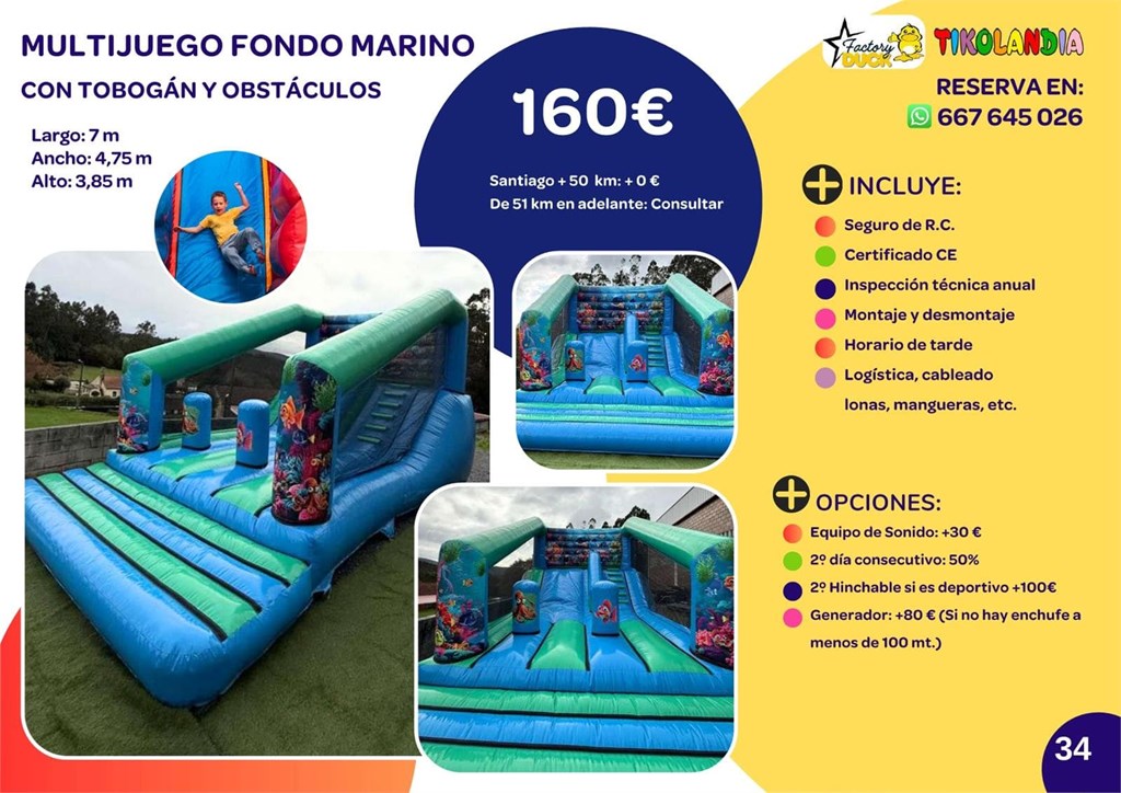 Foto 1 MULTIJUEGO FONDO MARINO