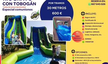 RIO BRAVO CON TOBOGÁN