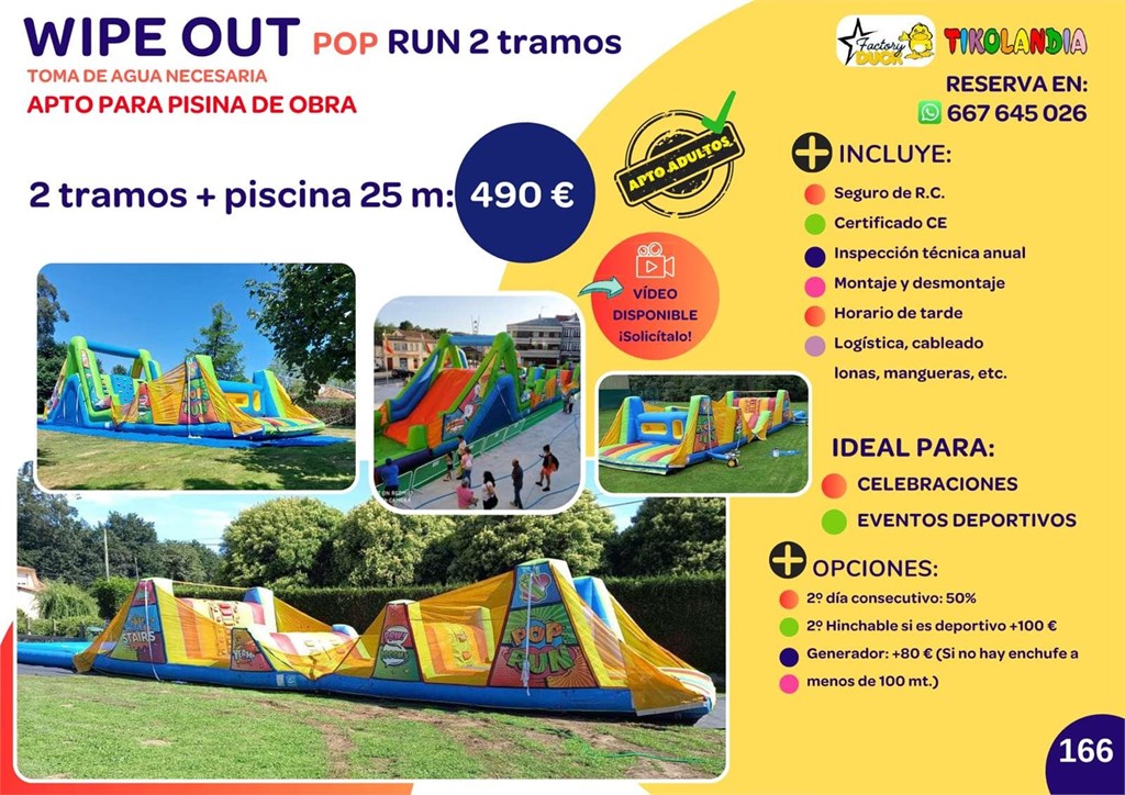Foto 1 WIPE OUT POP RUN 2 TRAMOS