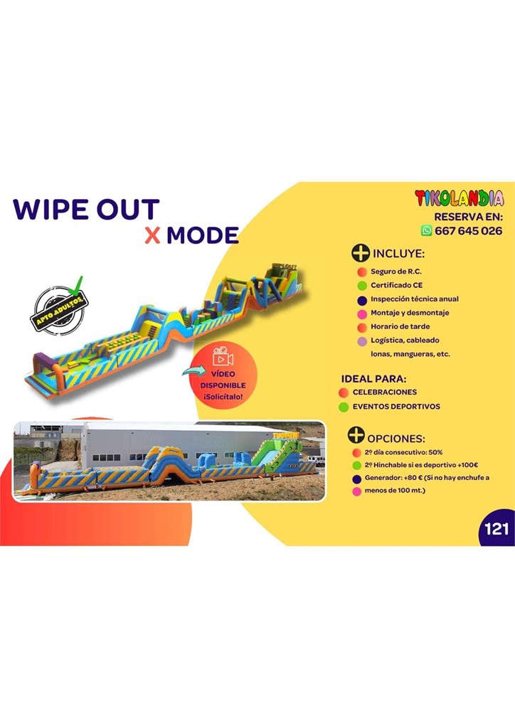 Foto 1 WIPE OUT X MODE